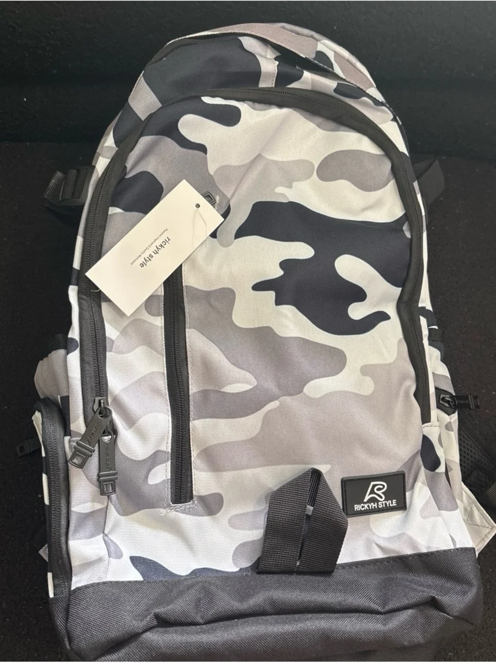 Men's Grey Camo Backpack